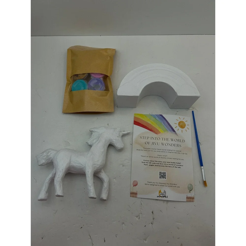 Jivu Wonders Unicorn & Rainbow Craft Kit Kids OS Multicolor